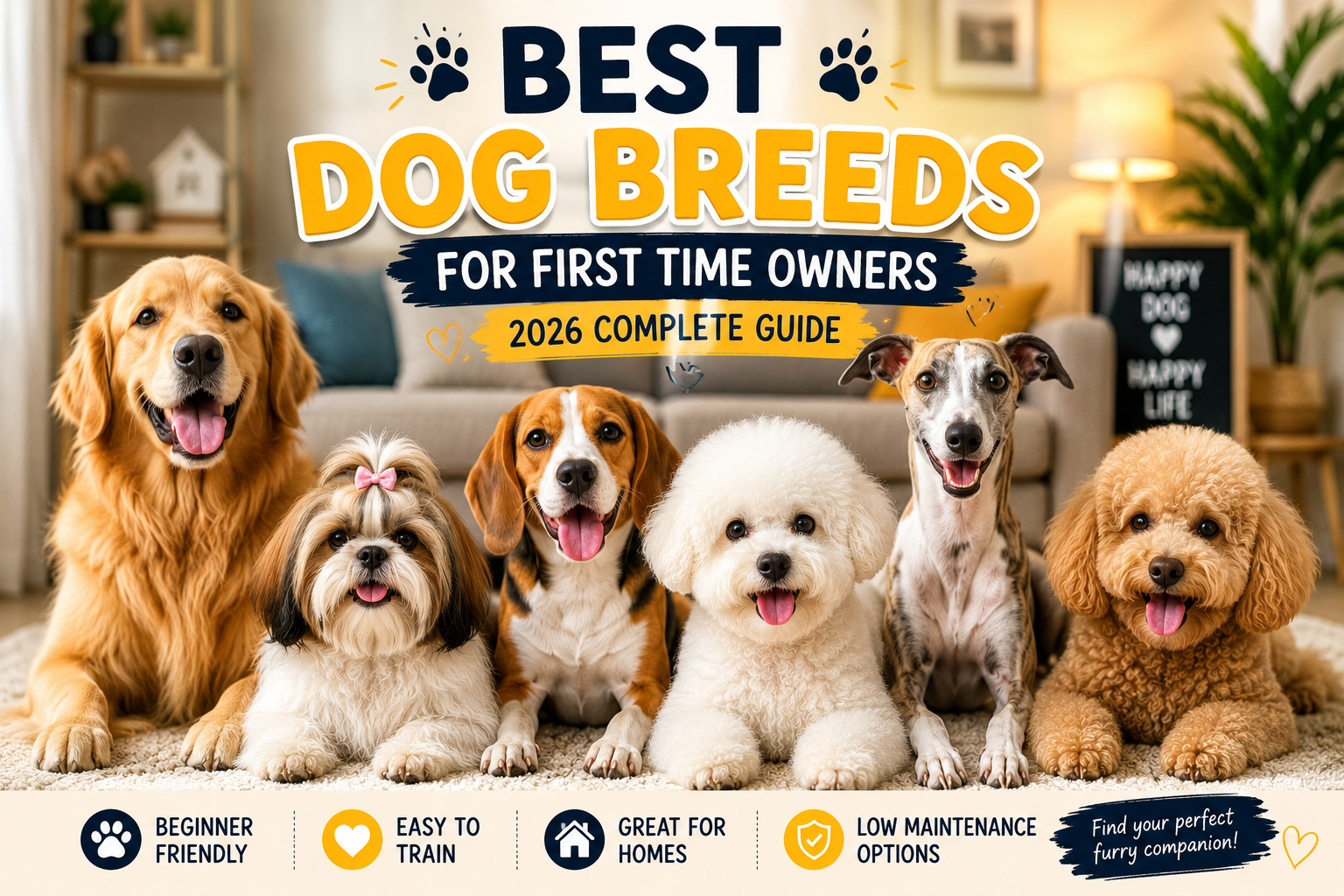best dog breeds for fist time owner