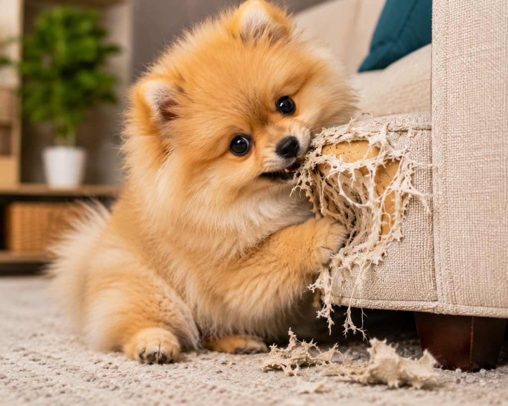 Why Puppies Chew Furniture and Sofas (And How to Stop It Fast)