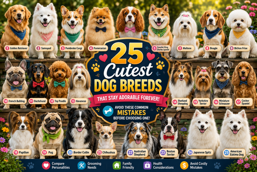 25 Cutest Dog Breeds That Stay Adorable Forever (Avoid These Common Mistakes Before Choosing One)