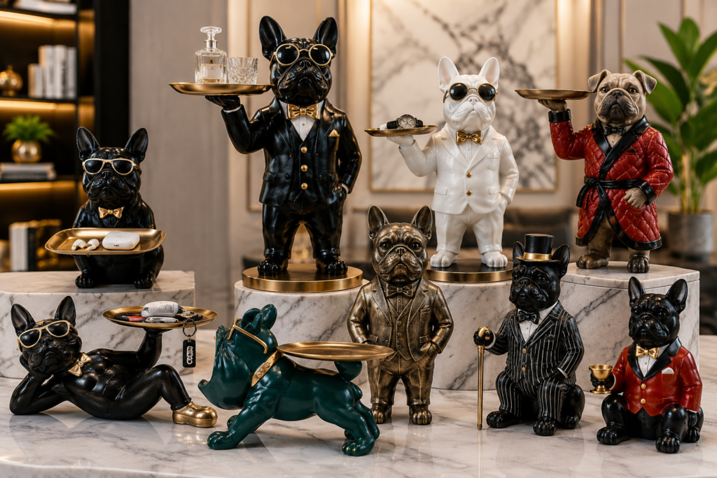 These 10 Bulldog Butler Statues Are Taking Over Pinterest — Here’s Why