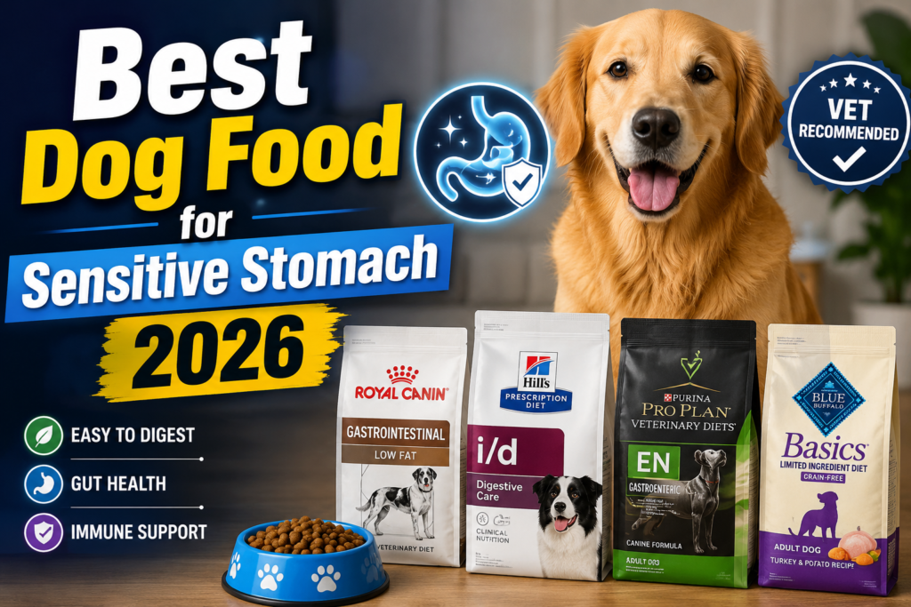 Best Dog Food for Sensitive Stomach: Vet-Approved Picks That Actually Work in 2026!