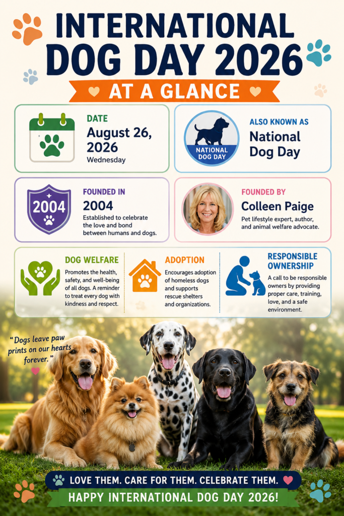 International Dog Day 2026: Surprising History, Heartwarming Meaning & Fun Ways to Celebrate