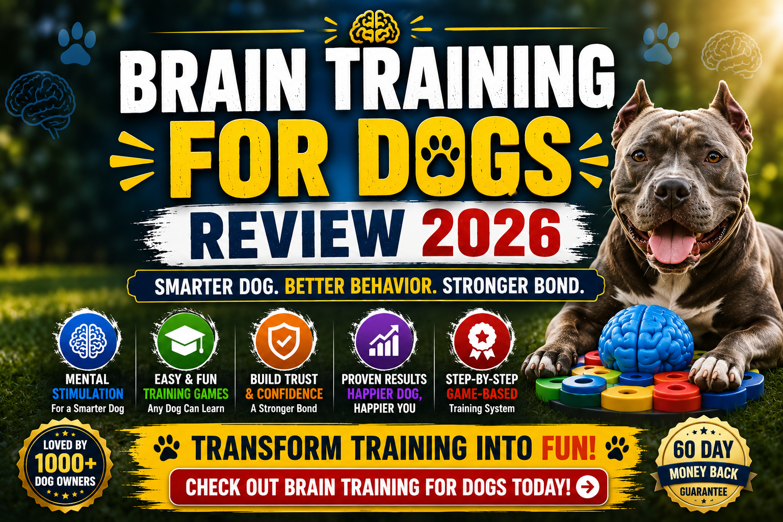 Brain Training for Dogs Review 2026: Honest Results, Powerful Benefits & Hidden Downsides