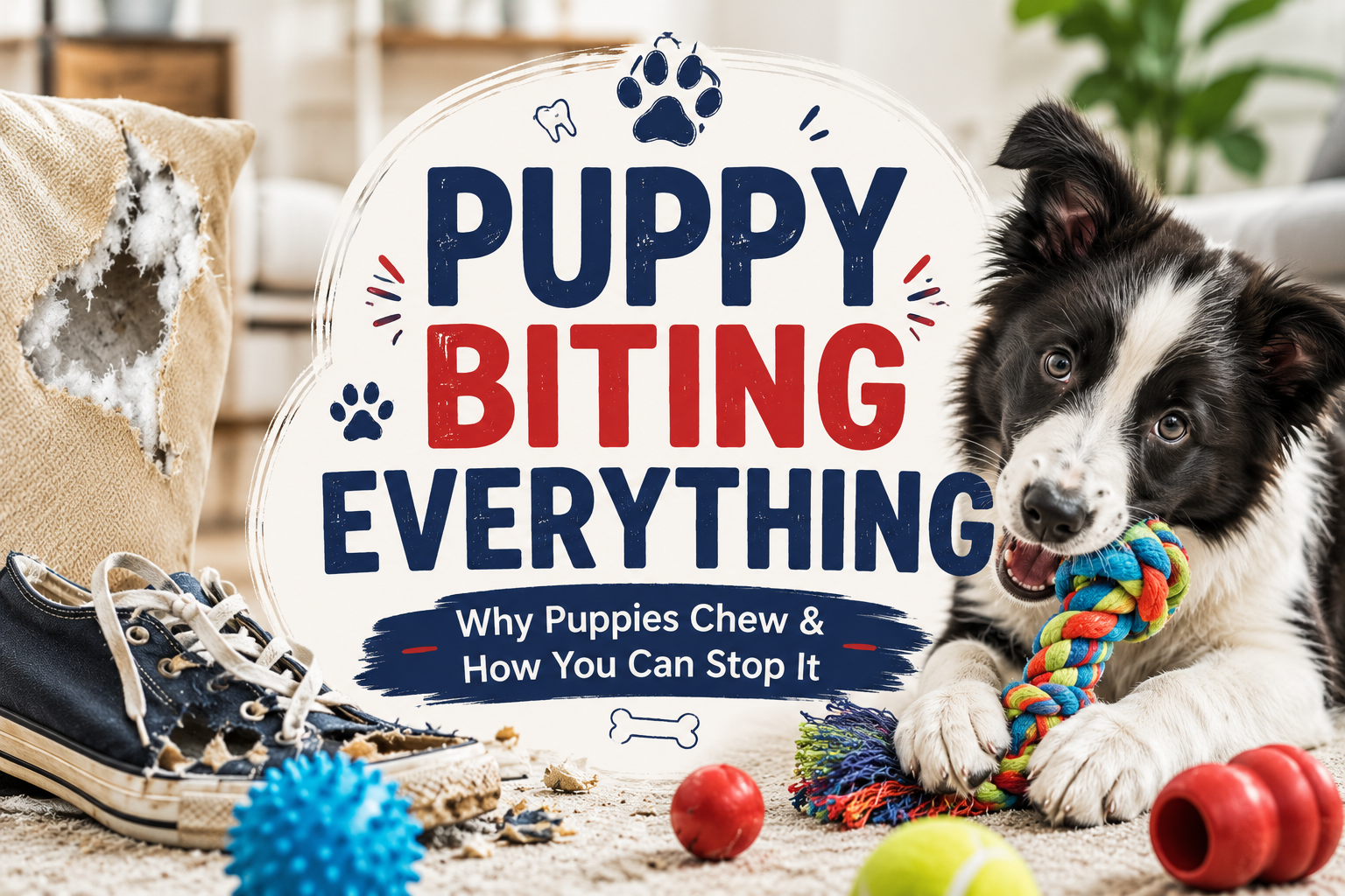 Puppy Biting Everything? 10 Proven Ways to Stop Destructive Chewing