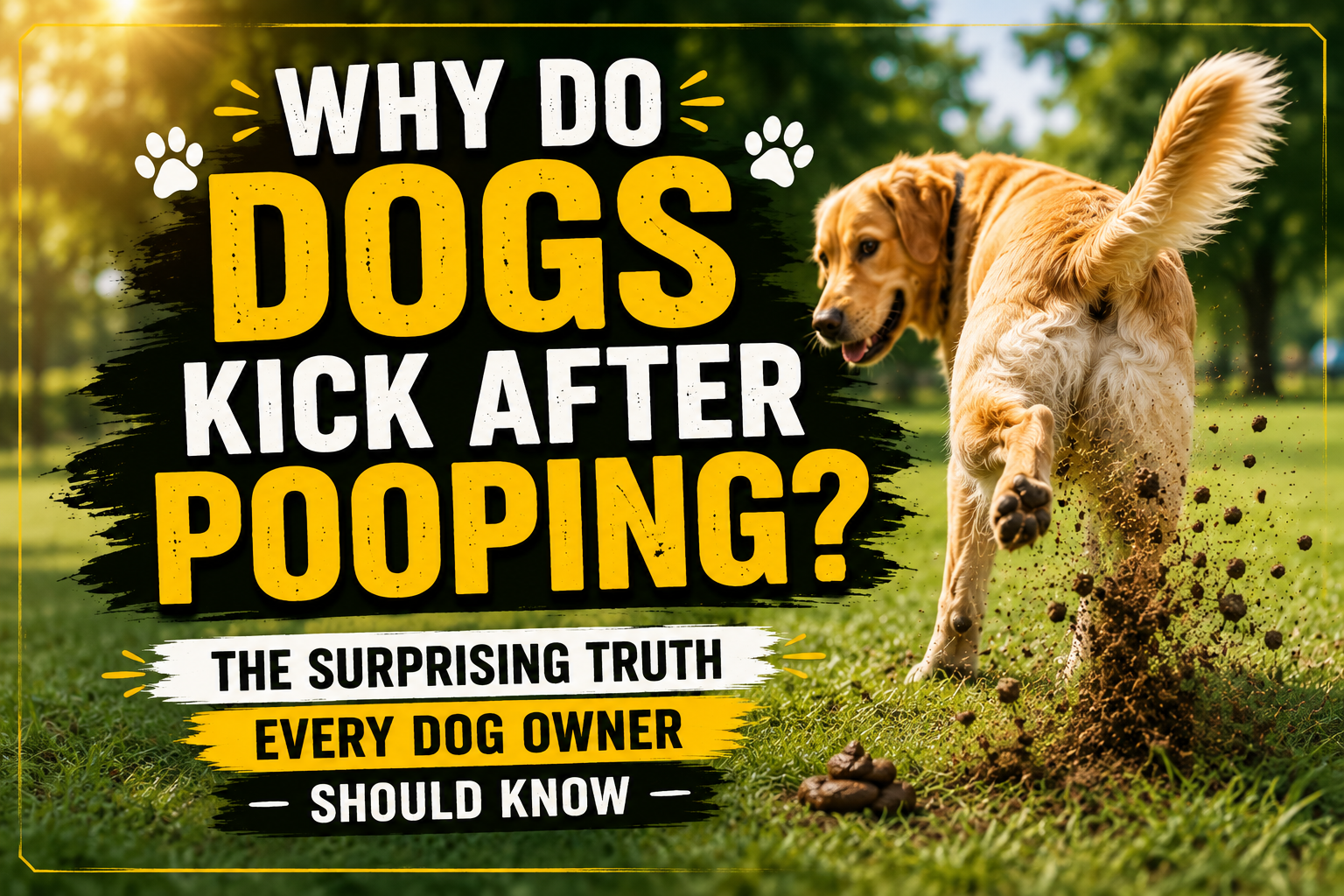 Why Do Dogs Kick After Pooping? The Surprising Truth Every Dog Owner Should Know