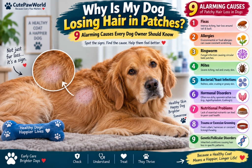 Why Is My Dog Losing Hair in Patches? 9 Alarming Causes Every Dog Owner Should Know
